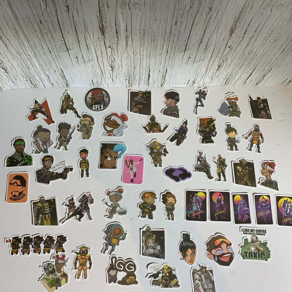 Apex Legends Themed Sticker Set of approx 50 stickers